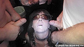 Slutwife gets 30 loads