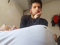 Smoking And Showing Off My Feet And Putting Piercing On My Nipples
