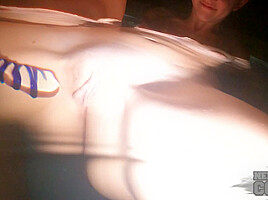 Snowy Night Miss Pussycat With Rebeka Ruby Underwater Dildo Jacuzzi Lesbian Bangout