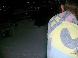 Snowy Night Miss Pussycat With Rebeka Ruby Underwater Dildo Jacuzzi Lesbian Bangout