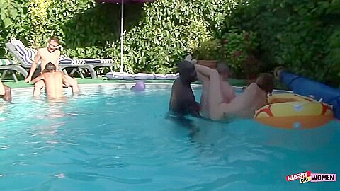 So Much Naughty Action Is Present In This Group Sex And The Milfs Really Enjoy
