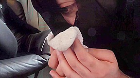 Sock sniffing, smelling training by Mistress Ronja by Foot Girls