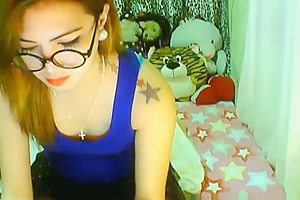 Solo Asian TS jerks off her dick