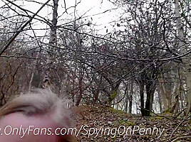 Sop Penny Goes Dogging In Woods And Sucks Strangers Cock