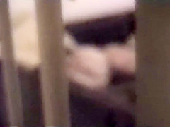 Spied as she literally fucks herself