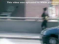 Spying a housewife ride her husband