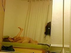 Spying a petite girl getting fucked