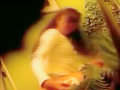 Spying an exotic girl take a peepee