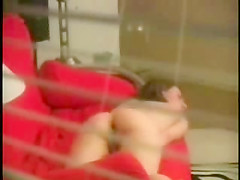 Spying my s ister masturbating Through window