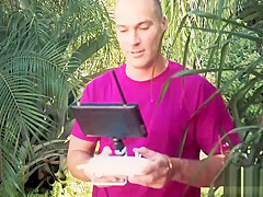 Spying on the MILF neighbor with a drone leads to sex