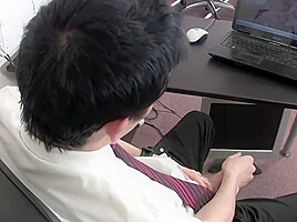 Squirting Cum In The Office - Evan Zero