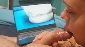 Step Brother Watching My Porn And Getting Sucked Off