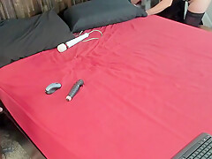 Step- Loves When I Lick And Fuck Her Young/tight Pussy While She Vibrates Her Clit With Wand
