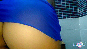 Step Mom Fucked In Bathroom Gets Ass Cum Covered