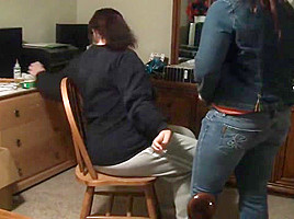 Step daughter and Step mom punished