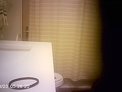 Step sister Caught Pissing And Showering After Pool