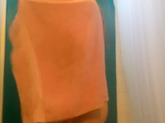 Step sister after shower - lotion - Perfect Tits