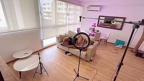 Stepmom And Stepson  Risky Cum In Mouth  Behind The Scenes
