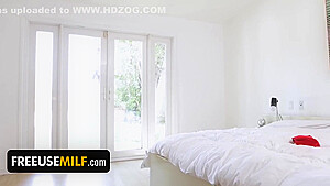 Stepson Catches His Newly Divorced Step-mother Getting Railed As A Free Use Slut