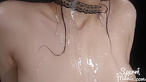 Sticky Bukkake Facial - Asami Kondo