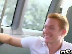 Str8 Amateur Stud Fucks Pierced Cock Gay In Pickup Bus