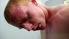Straight men cum facial videos gay first time Spencer Todd's bum gets
