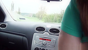 Stranded Smalltit teen 18+ Gives Blowjob In Pov