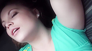 Stranded Smalltit teen 18+ Gives Blowjob In Pov