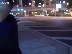 Stranded teen 18+ roughfucked by dom stranger