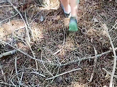 Stranger Found Pretty Girl On The Bicycle In The Forest Playing With Herself And Fucking Her 4k 60fps 7 Min