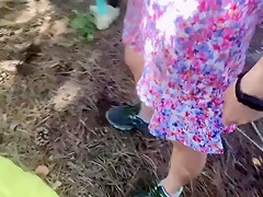 Stranger Found Pretty Girl On The Bicycle In The Forest Playing With Herself And Fucking Her 4k 60fps 7 Min