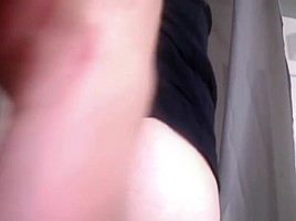 Striptease blonde amateur college girl