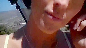 Stunning busty student 18+ loves public sex