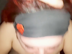 Stupid BITCH TAPS OUT to morning Face Fuck