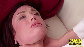 Submissive Gets Throat Fucked With Tattooed teen 18+