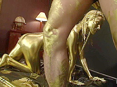 Submissive Office Beauty Gets The Gold Treatment - CosplayInJapan