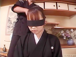 Subtitled mourning Japanese wife Aya Otosaki debt payback