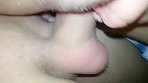 Sucked his dick then he fucked me till I cummed on his dick!!