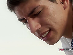 Sucking College Latino Sucking Before Breeded By Dilf