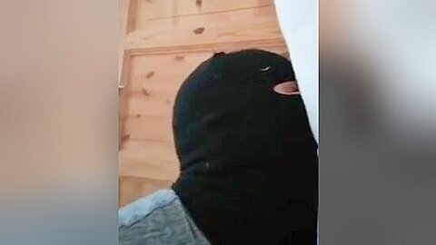 Sucking off straight guy in gloryhole