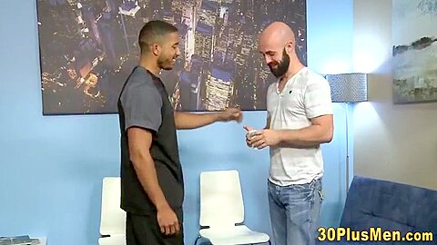 Suggest Model - Muscled Black Doctor Gets Cock Tugged For Cum