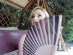 Sunny Day In With Steamy Blond Hair Babe - Blond Hair Girl