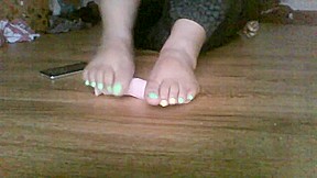 Super Thick BBW Crushing Dildo Wih Sexy Feet