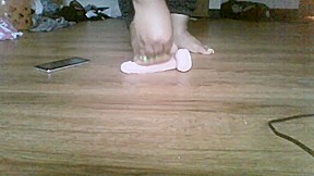 Super Thick BBW Crushing Dildo Wih Sexy Feet