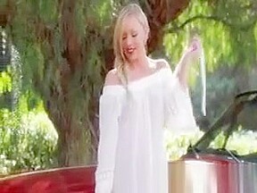 Superb Brea Bennett Fingering Her Shaved Snatch Outdoors