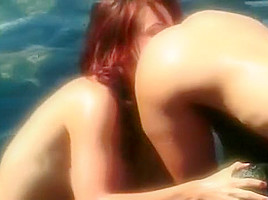 Svetlana Otis Tetianna Morgan & Mutual Girlfriend Play on Beach