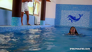 Sweet Babe In The Swimming Pool