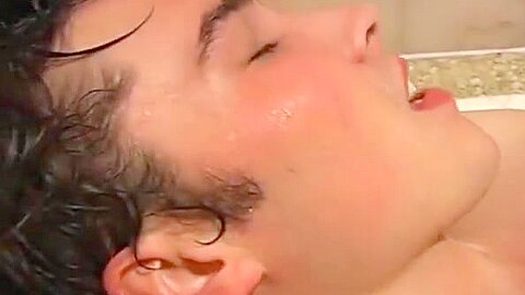 Sweet Horny Boy Shower Cum