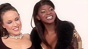 Sweet interracial group sex