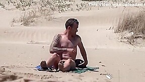 Swingers sex on the beach